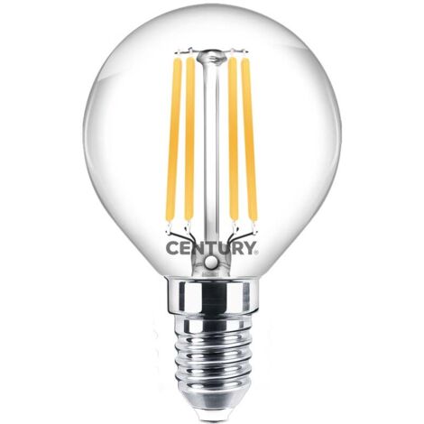 Bombilla incantadora esfera bombilla led 6w filamento de zafiro pequeÑo e14 luz caliente 2700k inh1g-061427