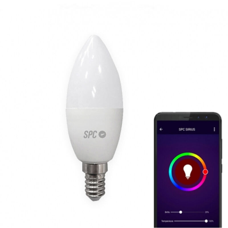 

Bombilla Inteligente SPC 6107B LED 4 5W A+ E14 4,5 W 350 lm E14