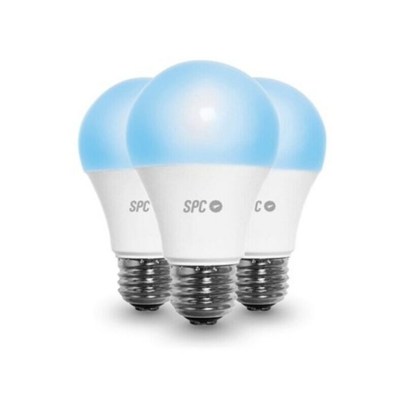 

Bombilla Inteligente SPC 6113B Aura 1050 Wifi 10 W E27 75 W 2700K - 6500K (3 uds)