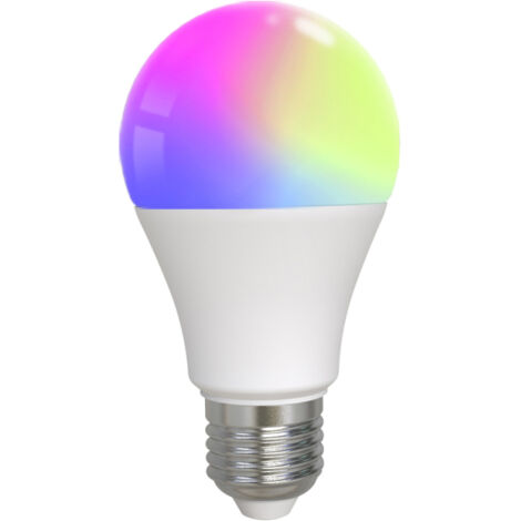 Bombilla inteligente Tuya BT, brillo y color ajustables, base E27, compatible con Google Assistant.