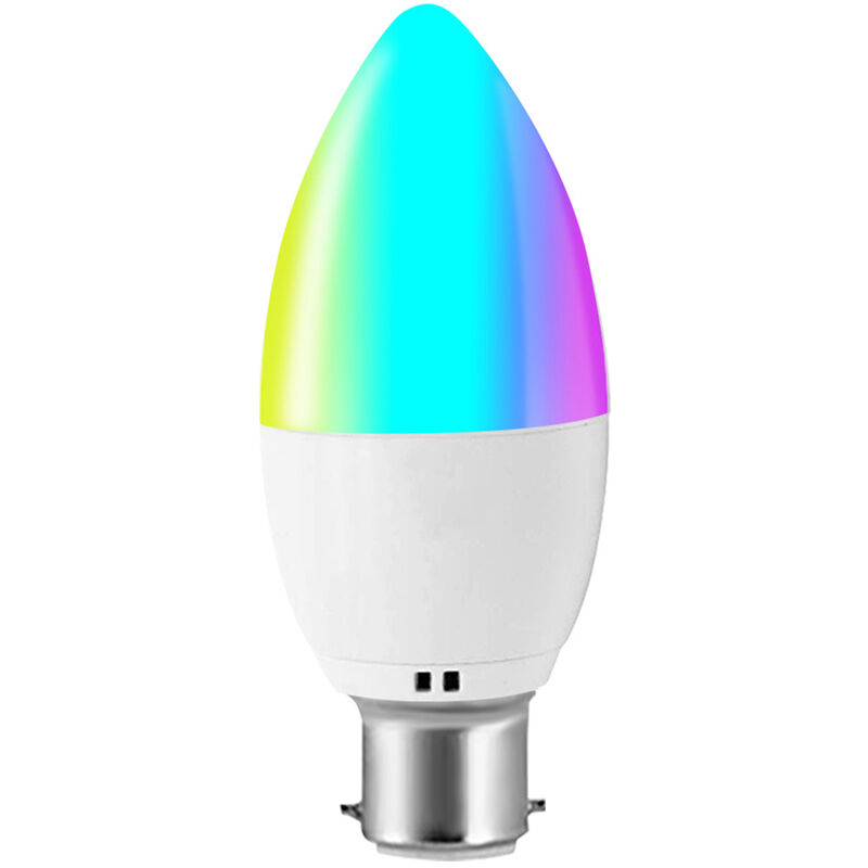 

Bombilla inteligente WiFi RGB + W Bombilla LED,Blanco, B22