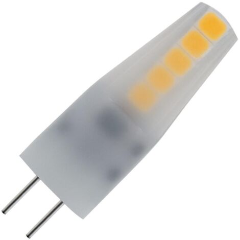 Bombilla LED 12V G4 1.8W 180 lm Frost  No Flicker 3000K Blanco Cálido