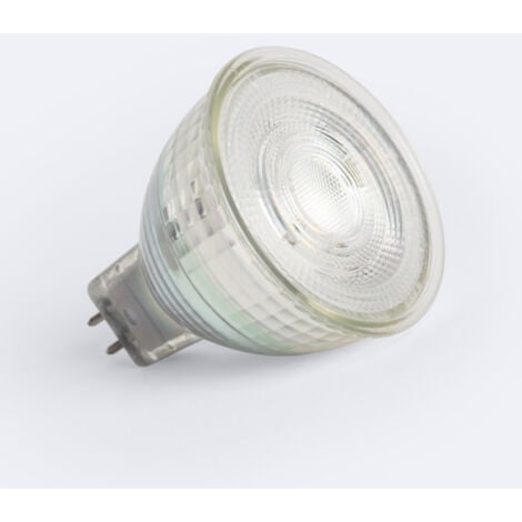 Bombilla LED 12V GU5.3 8W 800 lm Cristal 60º  No Flicker 4000K Blanco Neutro
