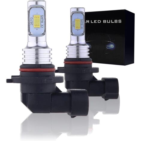 Bombilla LED 9006 HB4 para faros antiniebla, chips CSP, blanco frío de 6000 K, 4000 LM, repuesto DRL de 12 V para coches y camiones, fácil de usar y conectar (paquete de 2)