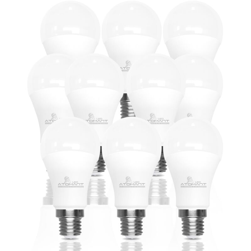 

Bombilla LED A60 E27 12W 1120LM | Blanco Neutro 4500K - Pack 10 Uds. - Blanco Neutro 4500K