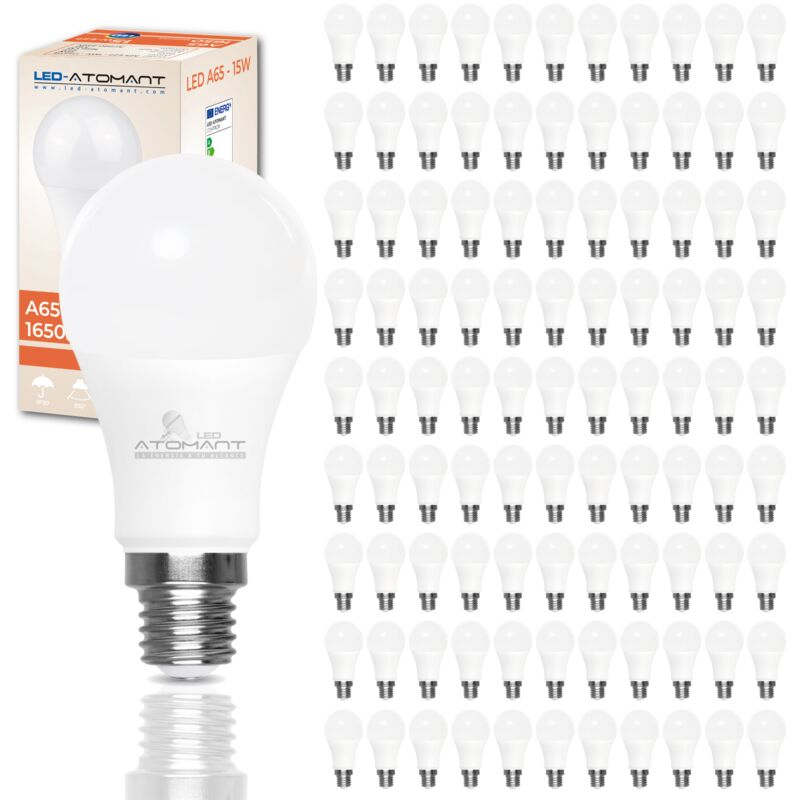 

Bombilla LED A60 E27 15W 1650LM | Blanco Frío 6500K - Pack 100 Uds. - Blanco Frío 6500K