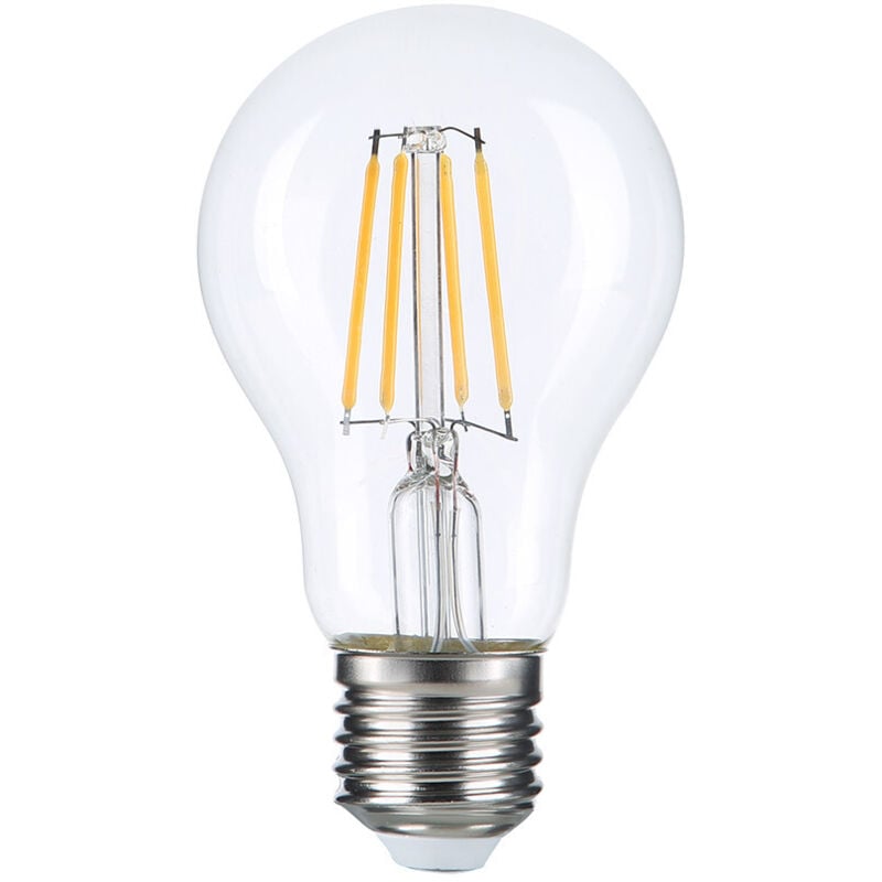 Optonica - Bombilla led A60 Filament 8W Dimmable E27 blanco caliente 2700K