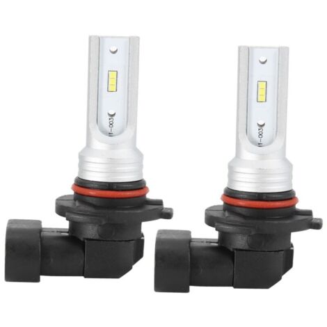 Bombilla LED antiniebla blanca Eosnow, 2 unidades, 9005 HB3, 72 W, 6000 K, con cuentas decodificadoras
