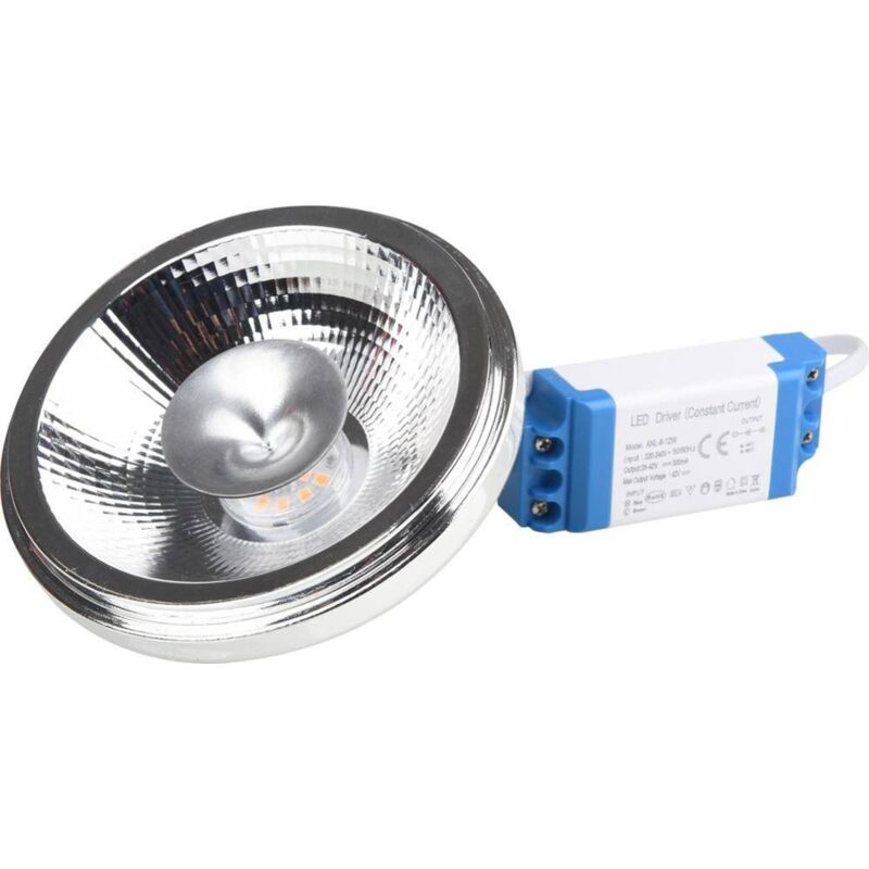 

Barcelona Led - Bombilla LED AR111 12W con Driver externo | Blanco cálido 3000K