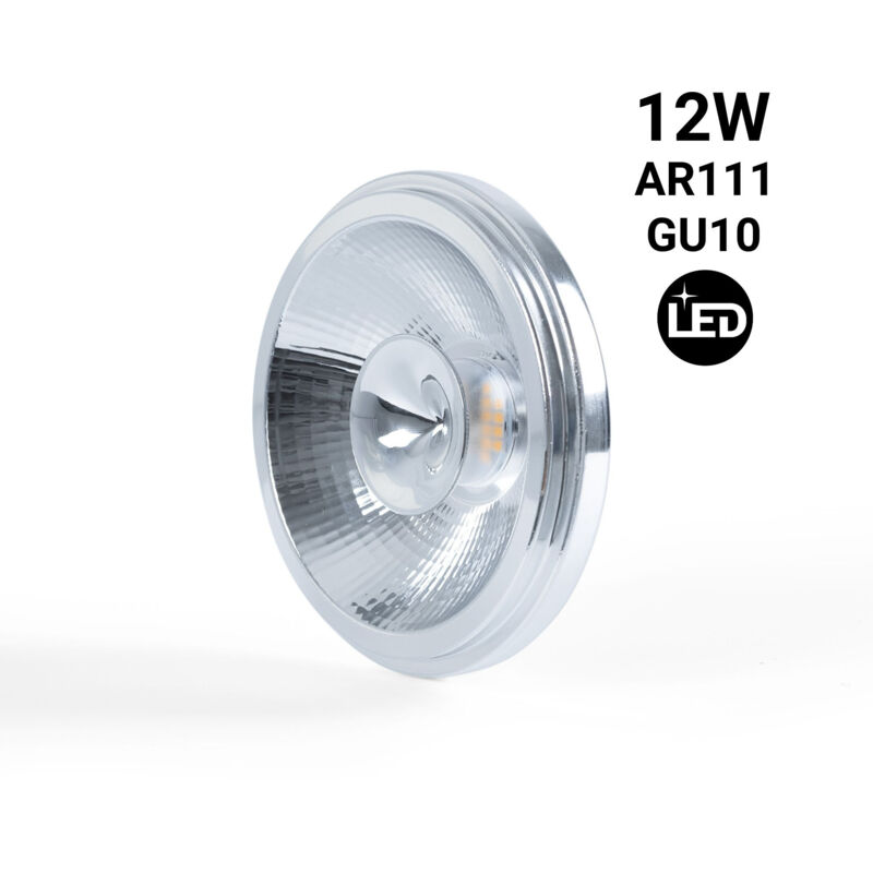 

Bombilla LED AR111 12W GU10 | Blanco Cálido