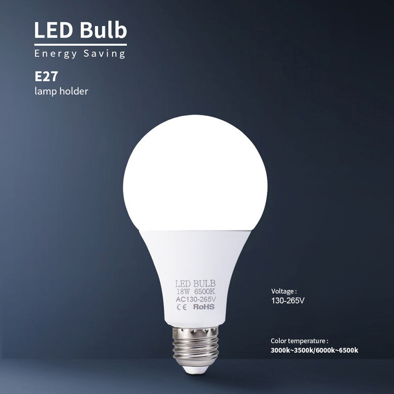

Bombilla LED, bombilla de bajo consumo de 18W, base de rosca E27,Blanco calido