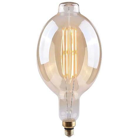 Bombilla LED Gigante E27 8W Equi.40W 500lm Regulable 2100K Gold 15000H 7hSevenOn Vintage
