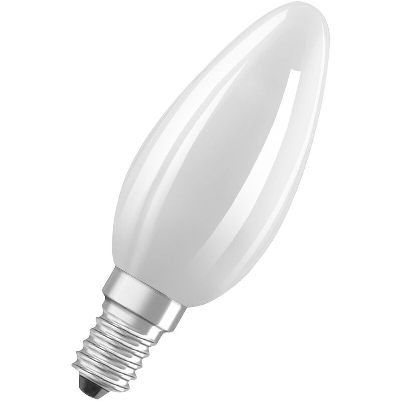 

Bombilla LED Vela E14 2.8W 2700K Luz Calida Regulable Mate - Osram