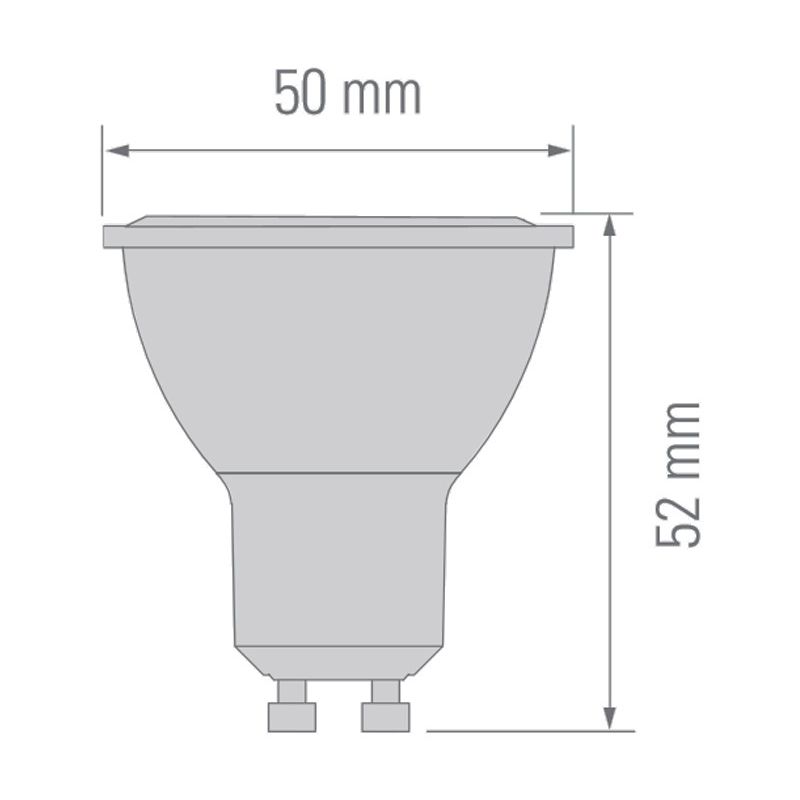 

Bombilla LED COB GU10 dimmable (6.5W) | 4000ºK (blanco neutro)