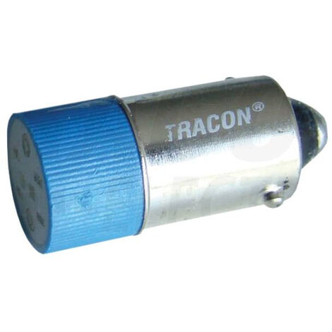 Bombilla led color azul Ba9s 230 Vac