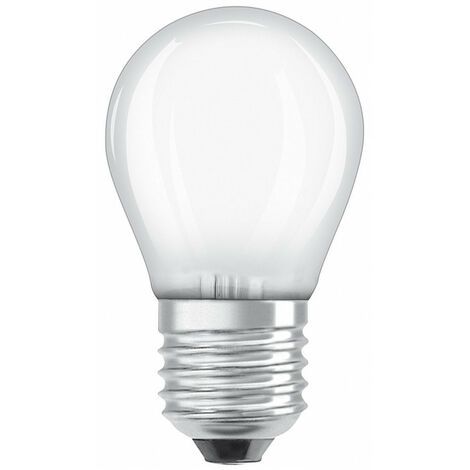 Bombilla LED E14 esférica 470 lm blanco cálido mate Lexman