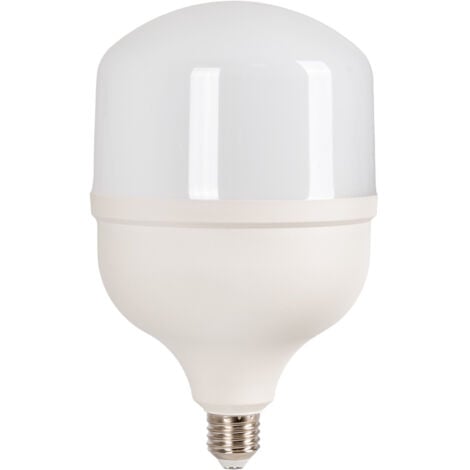 BARCELONA LED Bombilla LED De Alta Potencia E27 T140 - 50W - Blanco Cálido