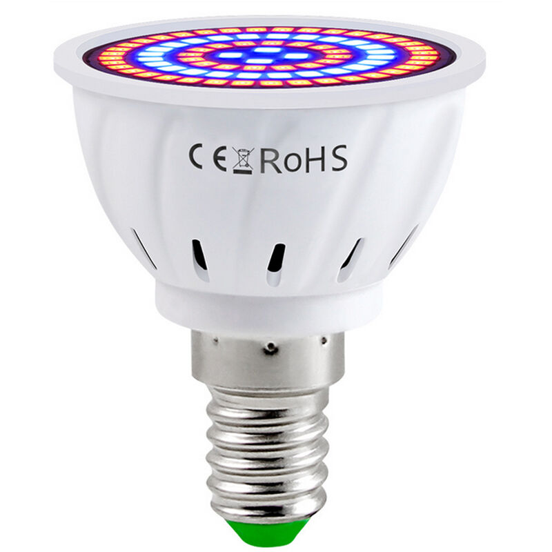 

Bombilla LED de crecimiento, para plantas de interior, espectro rojo y azul, lampara de crecimiento, 220V,E14 y 60 LED