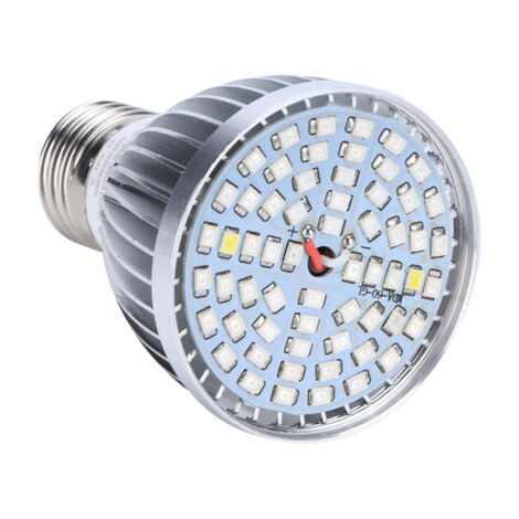 Bombilla LED de espectro completo de 60 W para el cultivo hidropónico de plantas y flores (85-265 V).