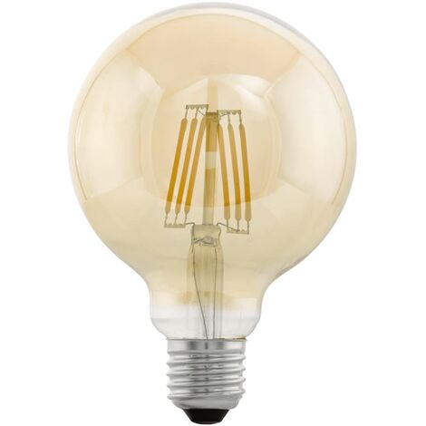 Bombilla LED de estilo vintage EGLO E27 G95 11522, Color ámbar