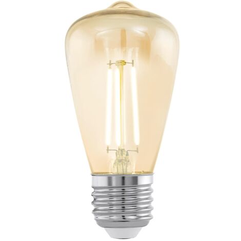 Bombilla LED de estilo vintage EGLO E27 ST48 11553, Color ámbar