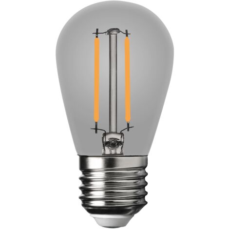 Bombilla LED de filamento 1W ST45 E27 2700K Ahumada