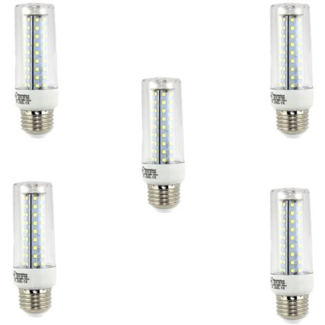 Bombilla LED E27 de maíz 30 W, AC175-265 V, blanco frío 6000 K 2500 lm, no  regulable, bombilla halógena equivalente a 300 W, bombilla LED de maíz para  candelabros, luces de techo