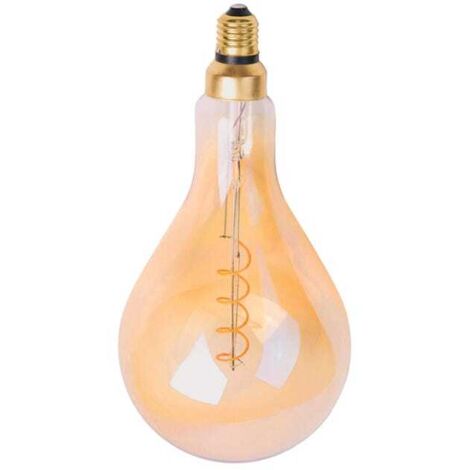 Bombilla LED decorativa, casquillo E27, 80 lm = 25 W, luz blanca muy cálida.