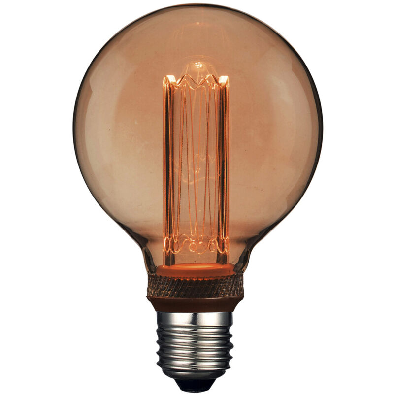 

Lámpara globo cristal Led efecto incandescente 95G 4W 1800°K ( 2601215) - F-bright