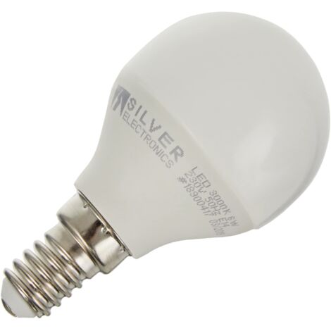 Bombilla led decorativa silver electronis esferica