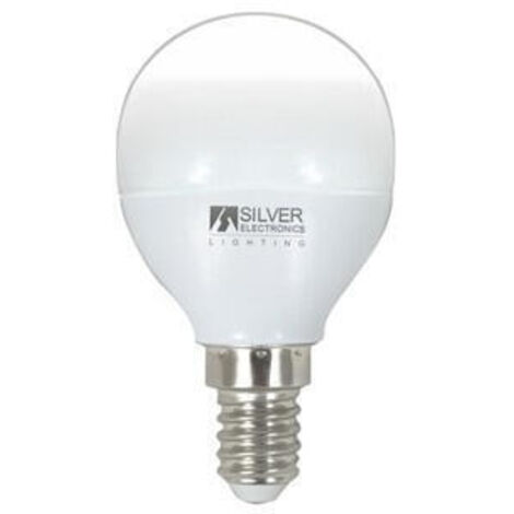 Bombilla led decorativa silver electronis esferica