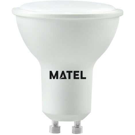 Bombilla led dicroica matel GU10 4W 6400K
