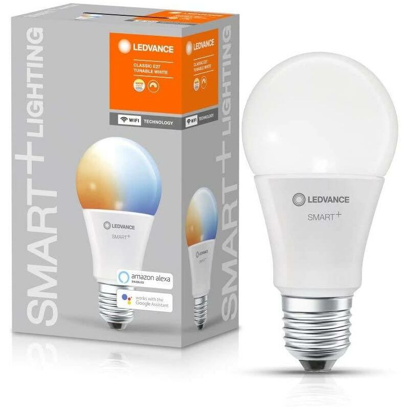 

Bombilla LED Dimmable E27 SMART + WiFi CCT 9W LEDVANCE