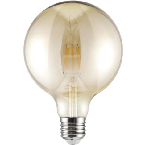 Bombilla led E-27 globo acabado ambar 17 cm(alto)13 cm(ancho)13 cm(largo)