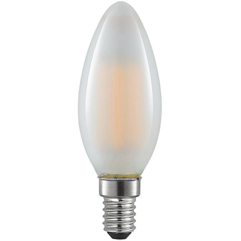 

Bombilla LED E14 4W 2.700K vela, atenuable, mate