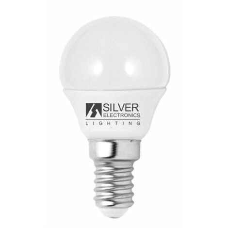 Bombilla LED E14 5W 230V 6000K ESFERICA