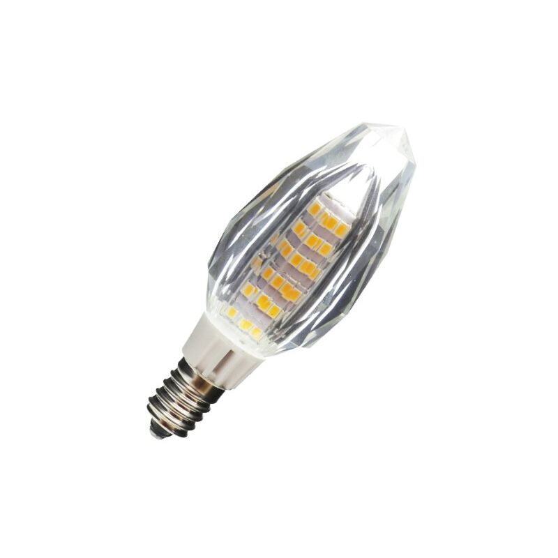 

Bombilla LED E14 5W diamante blanco 3000ºK cálido alto rendimiento lámparas decorativas - Jandei