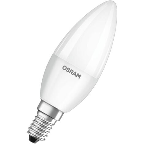 Bombilla LED E14 Casquillo Fino 4.9W 470 lm C37 OSRAM Parathom Value Classic 4052899326453 2700K Blanco Cálido