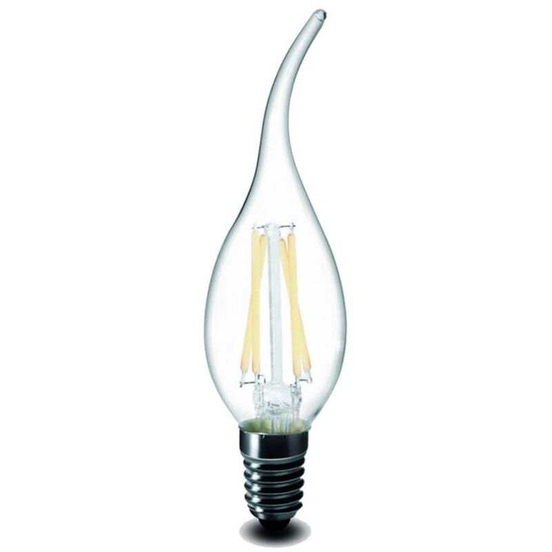 

Bombilla LED E14 de 5W de blanco frío o llama blanca cálida | LED de color: Blanco frío (6000-6500K)