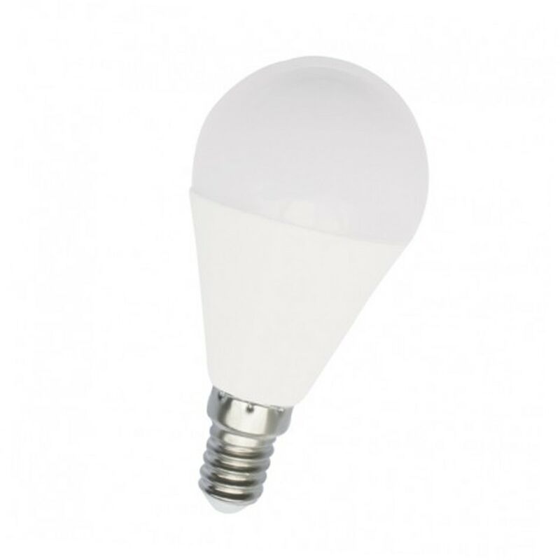 

Bombilla LED E14 esférica 8W 800lm | 3000ºK (blanco cálido)