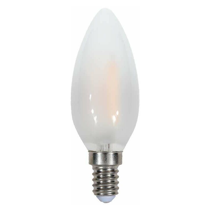 

V-tac - Bombilla led e14 filamento candle Frost Cover 4W 300° Temperatura de color - 6400K Blanco frío