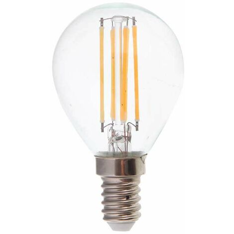 Bombilla led E14 filamento globo P45 4W