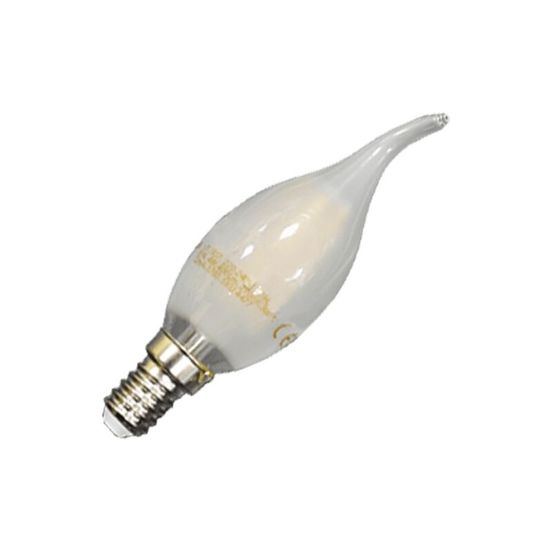 

V-tac - Bombilla LED Filamento E14 Vela Cola 4W 4000K° Cristal Mate