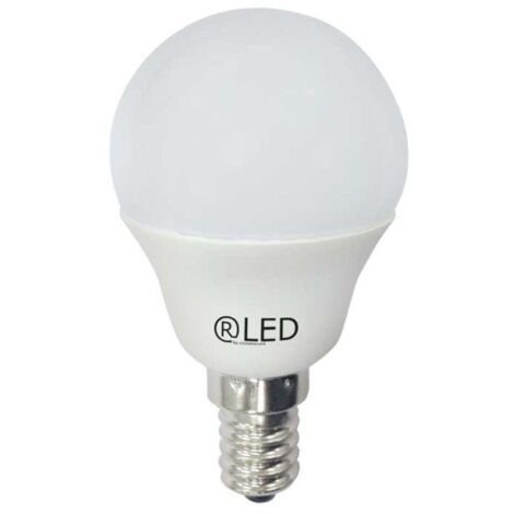 Bombilla LED E14 G45 (5.2W)  4000ºK (blanco neutro)