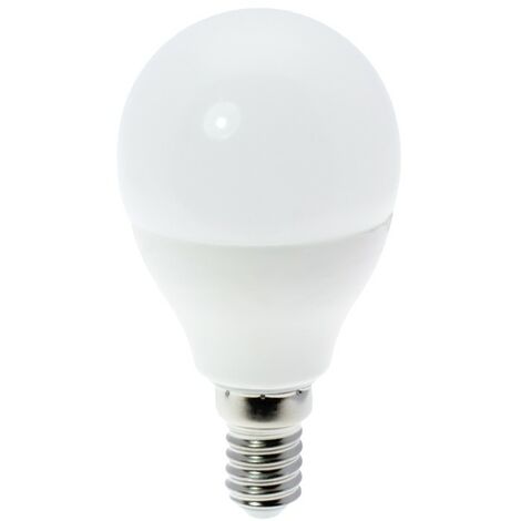 Bombilla LED E14 G45 (8W)  6000ºK (blanco frío)