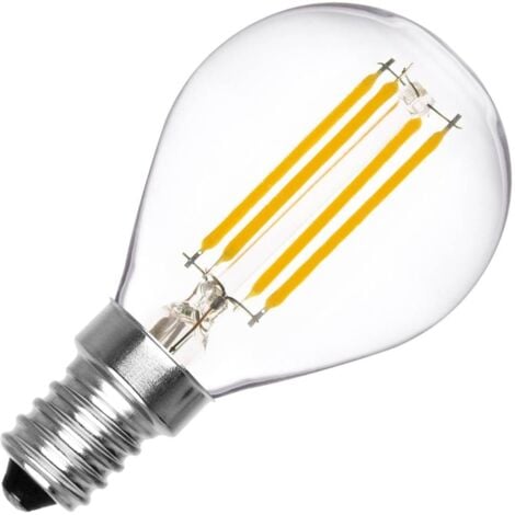 Bombilla LED E14 Regulable Filamento Sphere G45 3W