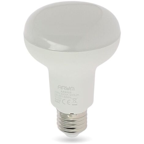 Bombilla LED E27 10W R80 Eq 70W