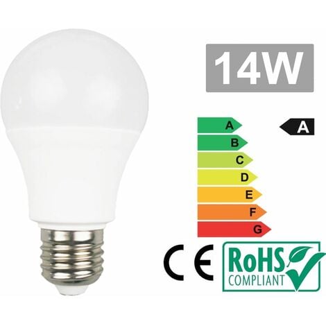 Bombilla Led E27 14W 3000K Blanco calido