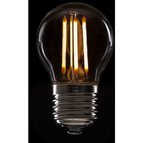 GREENICE Bombilla LED E27 4W 288Lm 2000ºK Filamento G45 40.000H [HO-LF-G45-E27-4W-WW]