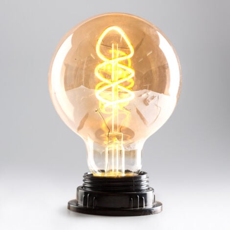 GREENICE Bombilla LED E27 4W 380Lm 2000ºK Filamento 30.000H [WR-G80-4W-R] (WR-G80-4W-R)